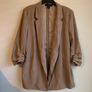 Rachel Zoe 3/4 sleeve Open Front Blazer Size XL